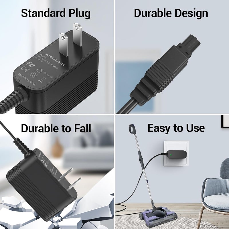 XHUCHINMAL Vacuum Cord Fits for Shark V2945Z XA2950 V2950 YLS0041T110025 YLS0041-T110025 Charger for Shark Vacuum Replacement Power Cord - Image 4